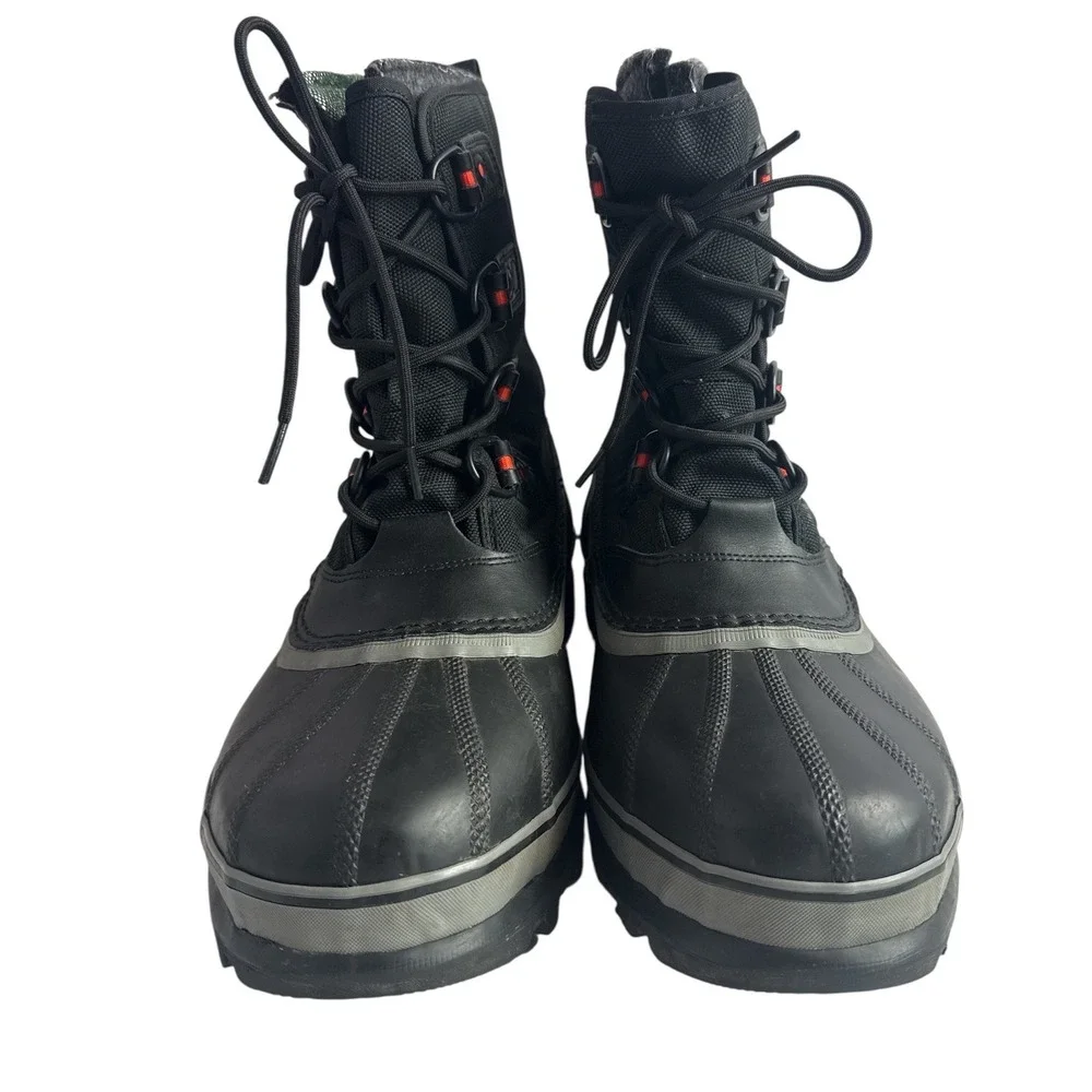 Sorel‎ Caribou XT Snow Boots Mens Size 12 Black Waterproof Winter Insulated EUC